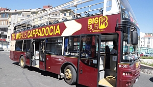 Şehir içi turistik turlar yapan Big Bus artık Nevşehir'de