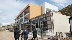 56 yataklı Termal Otel'de çalışmalar sürüyor