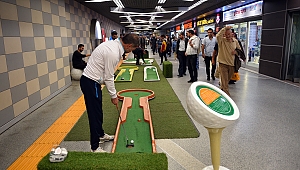 Golf keyfi yer altına indi