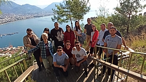 Avrupalı öğrenciler Alanya'da
