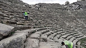 Selge Antik Kenti'nde çevre temizliği