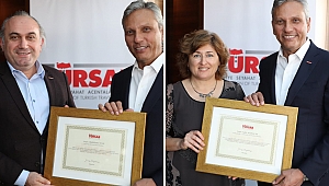 TÜRSAB'da ihtisas başkanlarına plaket