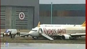 Pegasus Havayolları'ndan pistten çıkan uçak açıklaması