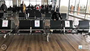 Sabiha Gökçen'de sosyal mesafe düzenlemesi
