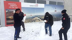 Kemer'de Nisan karı