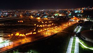 Turistik Kızılkoyun mağaraları ışıklandırıldı