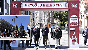 Bakan Ersoy, 'Beyoğlu Kültür Yolu' çalışmalarını inceledi