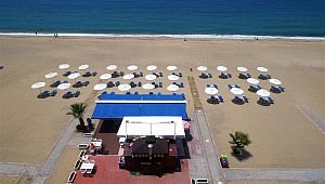 Alanya'daki plajlar sezonu açtı
