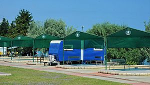 Huzurlu tatilin adresi ''Samsun karavan Parkı''