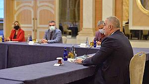 Bakan Ersoy ile Bağlıkaya TTGA toplantısında bir araya geldi
