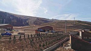 Çambaşı Yaylası'ndaki kayak tesisi kış sezonuna hazırlanıyor