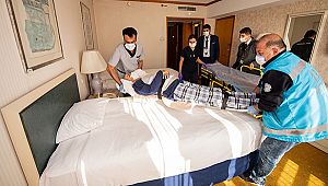 Depremzedeler 5 yıldızlı otelde konaklamaya başladı