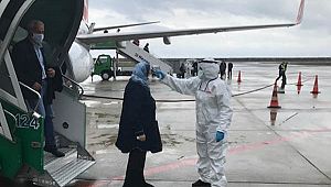 Havalimanı'nda bulaşıcı hastalık tatbikatı