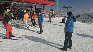 Erciyes'te ''koronavirüs'' denetimi