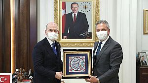 TÜRSAB Başkanı Bağlıkaya'dan İçişleri Bakanı Soylu'ya ziyaret