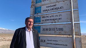 Çeyrek asırlık havaalanı hayali suya düştü