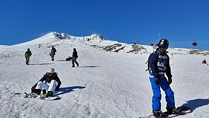 Erciyes Kayak Merkezi günübirlikçilere yasaklandı