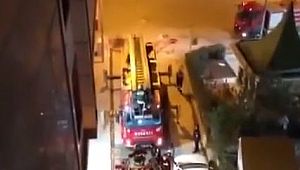 Otelde yangın paniği: 1 yaralı