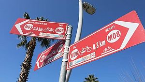 Bisiklet Rotası'nın tabelaları yenileniyor