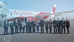 Flyarystan Sabiha Gökçen uçuşlarına başladı