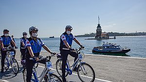 Bisikletli zabıtalar turizmin hizmetinde