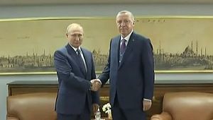 Cumhurbaşkanı Erdoğan Putin'le görüştü