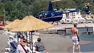 Denize girerken ve güneşlenirken hava araçlarına dikkat!