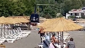 SHGM'den ''Plaja inen helikopter''le ilgili açıklama