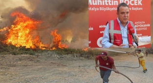 Başkan Böcek; Canımız yanıyor. Manavgat'ımız yanıyor