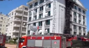 Beş yıldızlı otelde yangın