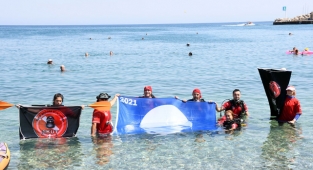 Kemer'in deniz dibi tertemiz