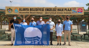 Türkiye'nin ilk Mavi Bayraklı Engelsiz Halk Plajı