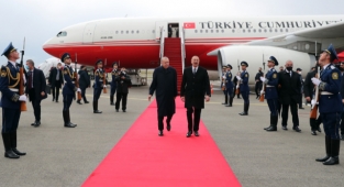 Erdoğan ve Aliyev, Fuzuli Havalimanı'nın açılışını yaptı