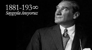 Büyük Önder Atatürk'ü Saygı ve Özlemle Anıyoruz!