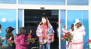 Erciyes'e ikinci turist kafilesi Ukrayna'dan geldi