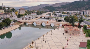 406 tarihi köprü kültür mirasına kazandırıldı