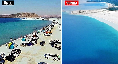 Bakan Kurum'dan Salda Gölü paylaşımı