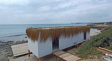 Çeşme Altınkum Plajı'ndaki inşaat durdu