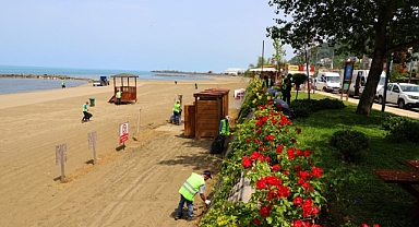 Ordu'nun plajları sezona hazırlanıyor