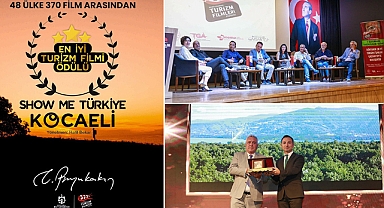 'Show Me Türkiye Kocaeli'ye en iyi turizm filmi ödülü
