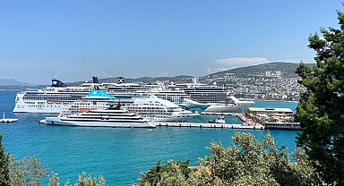 Kuşadası kruvaziyer turizminde zirve yaptı
