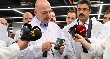 Soylu, yerli ve milli pasaportun üretimini başlattı