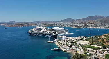 Bodrum rekor kruvaziyer sayısı ile sezonu kapattı