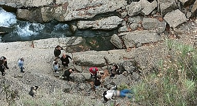 Uçurumdan düşen Rus turist öldü
