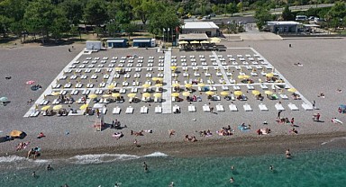 Ekdağ Konyaaltı tesisi tatilcilerin gözdesi oldu