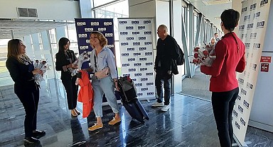Sezonun ilk turist kafilesi Bodrum'a geldi