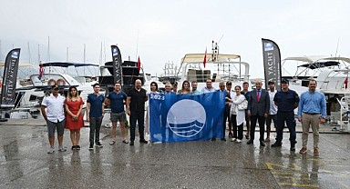 Kemer'de 4 tekneye mavi bayrak belgesi