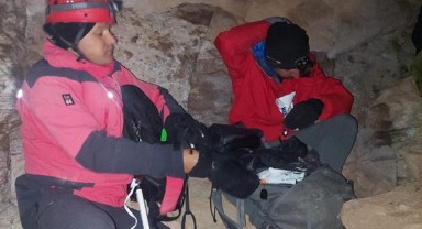 Erciyes'te mahsur kalan Polonyalı dağcı kurtarıldı