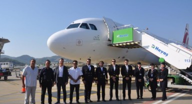 İran'dan Gazipaşa-Alanya Havalimanı'na ilk uçak indi