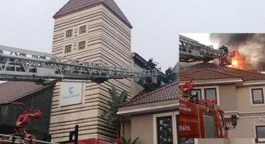 Beş yıldızlı otelde korkutan yangın